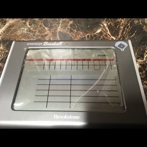 Brookstone Baseball Wireless Sportscast Scoreboard Live Data All Team And Games